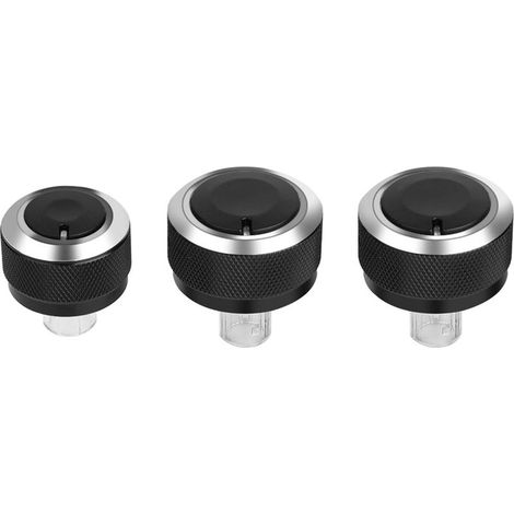 Panel de control de aire acondicionado para coche de aluminio de 3 piezas con botones para GOLF 5 MK5 2005-2009 (1/5)