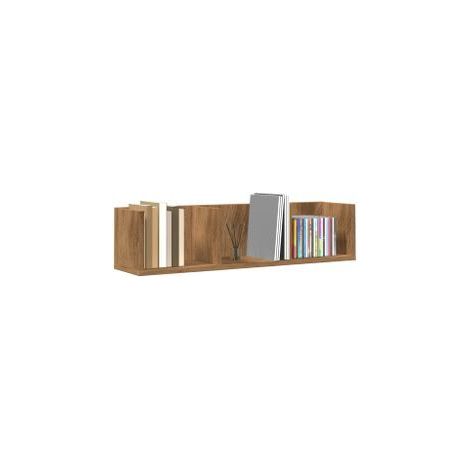Étagère murale à CD chêne artisanal 75x18x18 bois ingénierie (1/5)