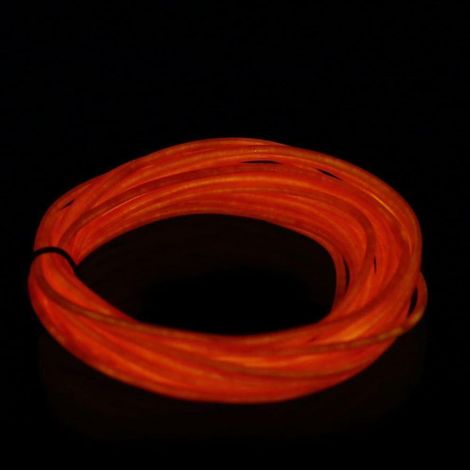 Fil lumineux néon EL flexible de 3 mètres avec contrôleur, idéal pour décorer voitures et soirées dansantes. (1/5)