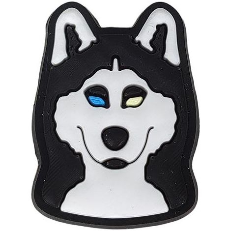 Emblema/Toppa in gomma Crocs Cane-1 Husky 157-23 OS