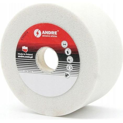 Muela abrasiva de copa Andre 150 mm x 63 mm x 32 mm 99A60K7VE01-35 blanca "TIPO 6" (1/2)