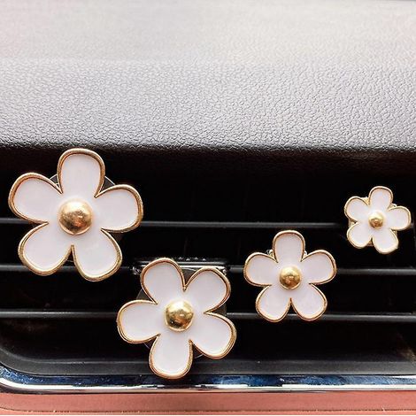 dcoration De La Grille D'aration Intrieure, Set De 2 X 8 Clips  Motif Marguerite/animal Qui Mettent Un Parfum Agrable (1/5)