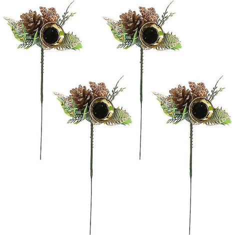 4-teiliges Deko-Set aus Zweigen (1/3)