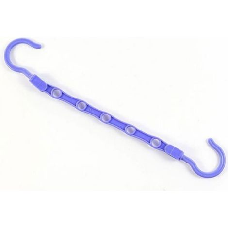 Cintre Magique - 30 Pièces - Support Plastique Robuste Noir - Pour Vêtements Lourds - Dortoir Appartement Petit Placard - Lot de 30 (1/5)
