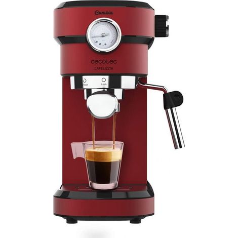 Cecotec Cafetera Express con Manómetro Cafelizzia 790 Shiny Pro. Brazo con Doble Salida y Dos filtros, 20bares de Presión (1/5)