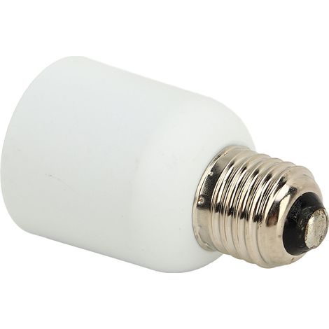 Adaptateur de douille E27 vers E40 (lot de 2) : résistant à la chaleur, empêche la surchauffe des ampoules LED, compatible 110-240 V. (1/5)