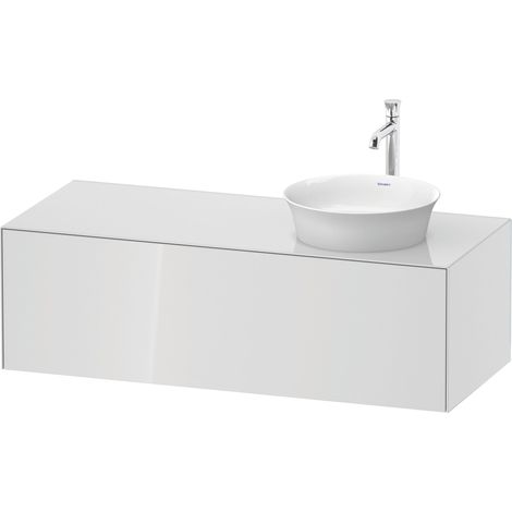 Duravit White Tulip, meuble sous-lavabo mural, largeur 1300 x