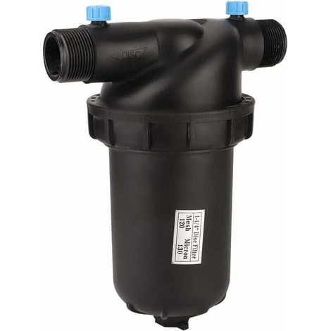 Filtre d'irrigation à disque 120 mailles – Filtration précise pour systèmes anti-goutte – Plastique polypropylène – Débit 15 m³/h – (1/5)