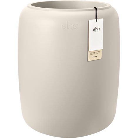 Elho Amber Beads Medium 40 - Blanc - L 39 x B 39.2 x H 48 cm - intérieurextérieur - 100% recyclé (1/3)