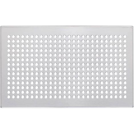 Zehnder Design-Abdeckgitter ComfoGrid Roma für CLD, 260x160mm, Edelstahl