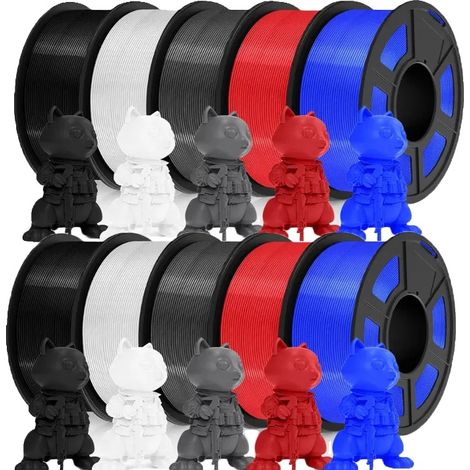 Filamento 3D, 10 kg, inodoro y ecológico, PETG-MIX1 (1/2)