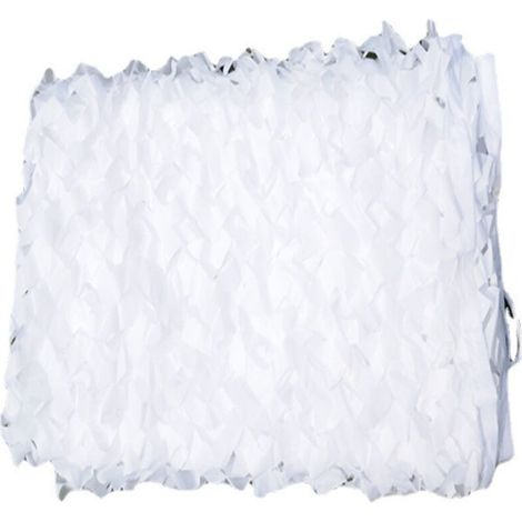 3x4 m blanc Filet de Camouflage Blanc Voile d'ombrage rectangulaire design ombrière camouflage (1/4)