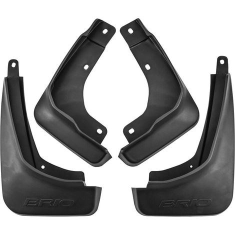 Bavettes garde-boue pour Honda BRIO RS modèles 2018-2024, pneus de voiture et bavettes garde-boue modifiées.
