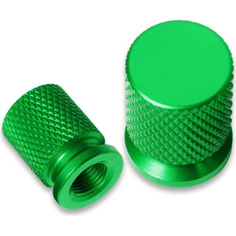 1 paire de bouchons de valve de pneu de moto, en alliage d'aluminium, résistants à l'eau et anti-fuites de couleurs variées adaptés pour une protection renforcée (1/5)