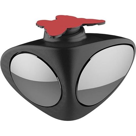 2CS Auto Toter Winkel Rückspiegel, Konvexer Zusatzspiegel für Vorder- und Hinterreifen, 360° Selbstklebend, KFZ Rückansicht Blind Spot Spiegel für Sichere Fahrt (1/5)