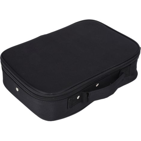 Sacoche multifonctionnelle portable pour ciseaux de coiffure et outils de coiffure (noir) (1/5)