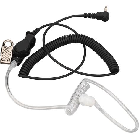 Cuffie professionali bidirezionali da 3,5 mm per walkie-talkie, microfoni palmari, telefoni cellulari, lettori MP3 e MP4. (1/5)