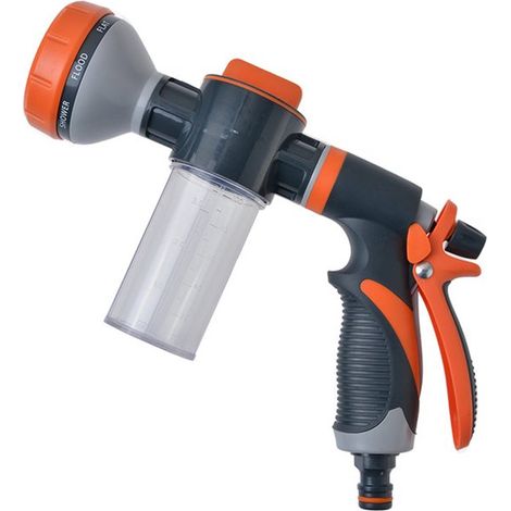 Pistolet pulvérisateur de jardin - pistolet à mousse - arroseur à mousse de jardin - pulvérisateur à mousse avec 8 modes - pulvérisateur de shampoing (1/5)