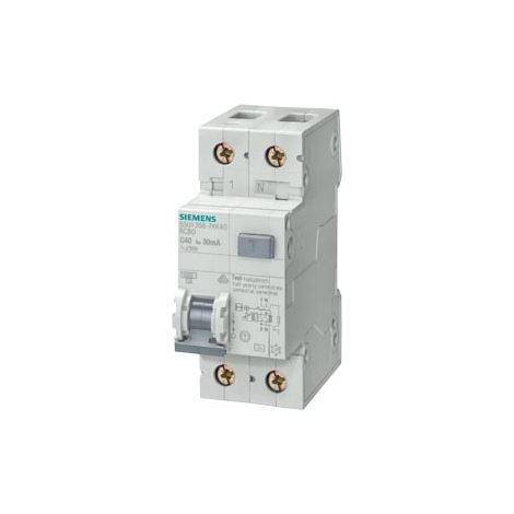 Interruttore Magnetotermico Differenziale, In: 10 A, 4,5 kA, 1P+N, Tipo AC, 30 mA, Car. C, Un AC: 230 V