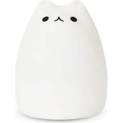 Veilleuse chat mignon pour enfants, 7 couleurs, robinet LED, lampe de chevet rechargeable par USB