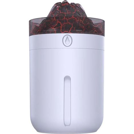 Humidificateur Volcano - USB, silencieux, efficace, innovant, avec lumière d'ambiance colorée (1/5)