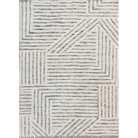 Tapis déco géométrique en coton 140x200cm (1/4)
