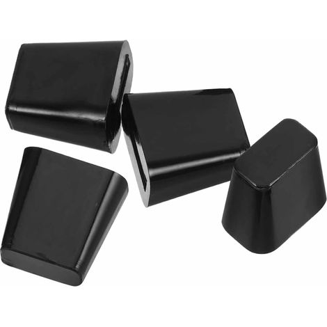 Pieds en Caoutchouc Antidérapants Facile à Installer Lot de 4 Accessoires pour Évier Domestique Protège-évier la Cuisine Noir pour Grille de Fond Évier (1/5)