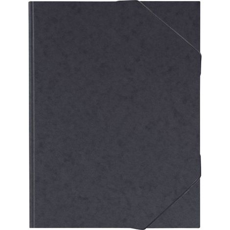 Chemise - sous-chemise Brunnen 104708390 Chemise en carton avec elastique Noir Format A3