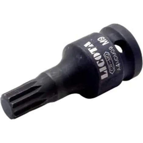 Douille à Choc 1/2 Pouce XZN M5, Douille Multidentée pour Clé à Choc Pneumatique