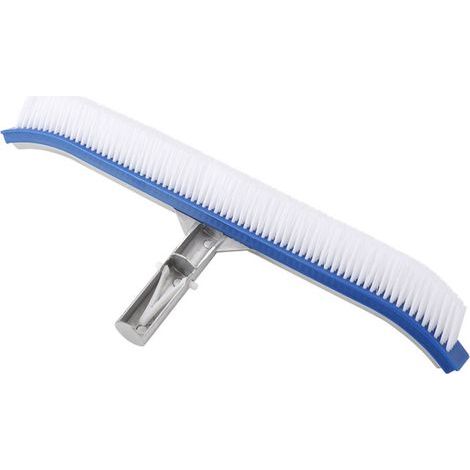 Piscine Brosse - Brosse paroi de la piscine, piscine mur tête de brosse outil de nettoyage avec poignée en aluminium (1/4)