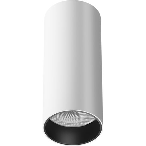 Plafonnier Maytoni Focus LED 12W blanc alu 900lm 4000K (1/4)