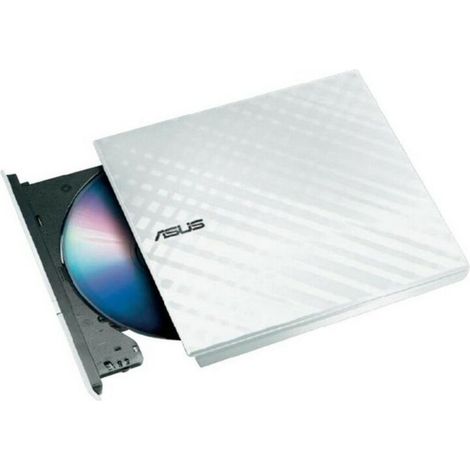 Grabadora Externa CD/DVD Asus SDRW-08DS2S-U Lite/ Blanco