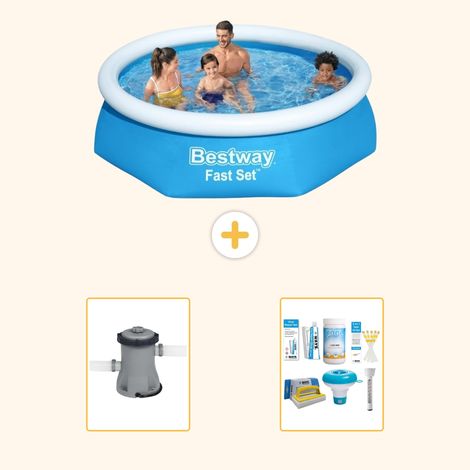 Bestway Bestway Fast Set Ronde - 244x61 cm - 3-pièces  S22270 (1/3)