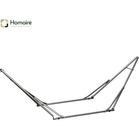 HOMAIRE Hängemattengestell faltbar 2-in-1 Hängemattenständer & Kleiderständer pour jardin et terrasse