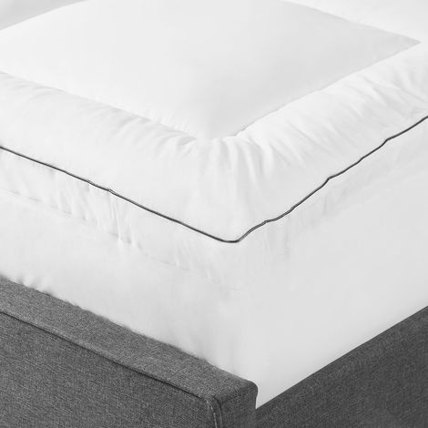 Colchón topper blanco algodón japara doble 160 x 200 cm Mulhacen (1/5)