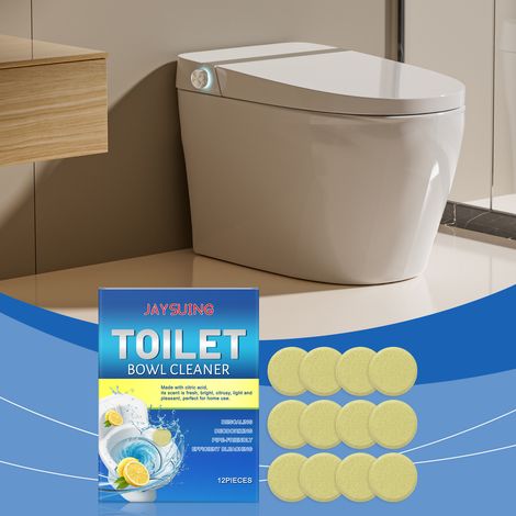 Toilet cleaner sheets gently remove stains and grime, leaving a lasting fresh feeling. The gentle cleaning action provides a smooth, protective finish. -- 12 pieces -- BIEMMEDUE (1/5)