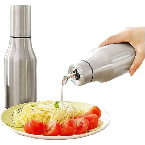 Huilier Inox Huile & Vinai Donateurs 750ml bouteille d'Huile Étanche bouteille d'huile Liquid Zutatenspender Bouteille (1/4)