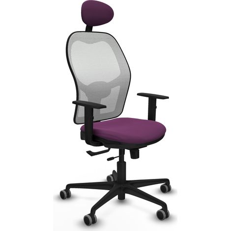 Sedia da ufficio piqueras y crespo Jorquera bianco similpelle (1/2)
