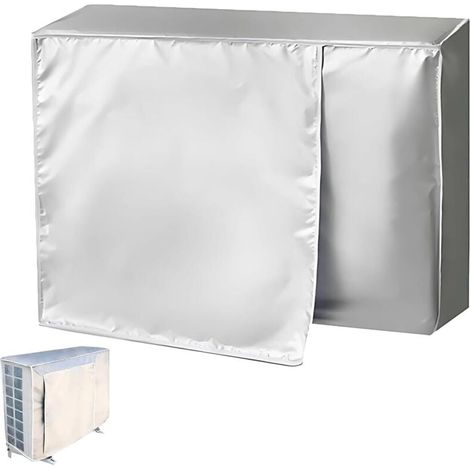 Coperture per condizionatori d'aria per l'inverno, copertura per condizionatori d'aria da esterno, antipolvere e antineve, protezione da pioggia e sole, tessuto Oxford, per unità esterna (80x30x57 cm) (1/4)