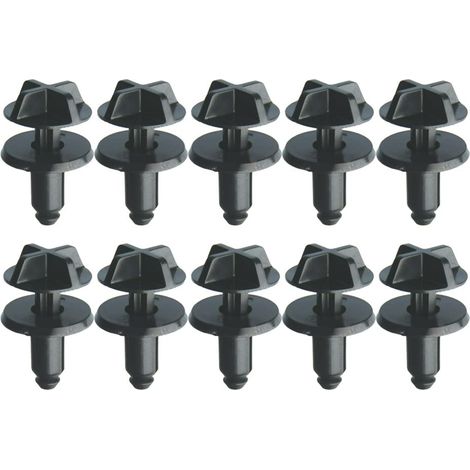 Bouclier de visée et garniture de type poussoir pour Range Rover Discovery Evoque Couvercle de batterie Garniture d'admission d'air Clips en plastique (1/5)