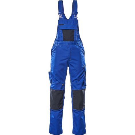 Mascot UNIQUE Latzhose  Augsburg Gr. 120 kornblau/schwarzblau