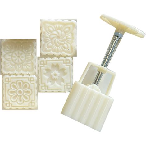 Moldes cuadrados para pasteles de luna con forma de flor, para núcleo de flor (1/5)