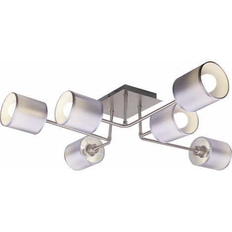 Lampadario Candellux SAX 36-70708 argento 6xE14 IP20