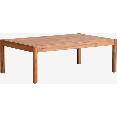SKLUM Rechteckiger Garten-Couchtisch 120x75 cm aus Melvin-Akazienholz Akazie Braun (1/5)
