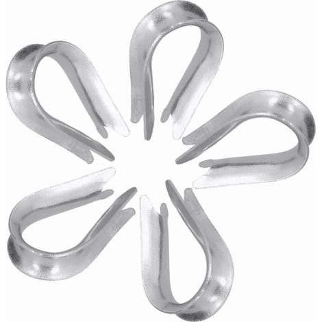 50pcs M2 Metal Cable Lug Wire Rope Clips Stainless Steel Cable Rigging Tools for Shipbuilding, Wire Rope Lugs (M2 (2mm)) (1/5)