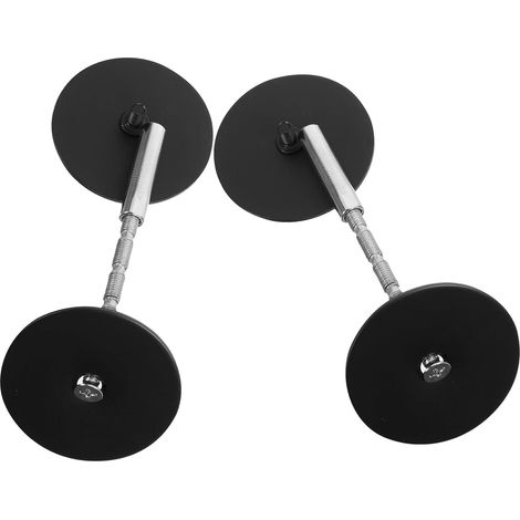 Cache-trou de serrure en acier inoxydable noir brillant Luxshiny (1/5)