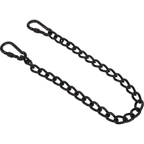 Chaîne d'extension pour sac de sable, résistante à la rouille, haute capacité de charge, en acier inoxydable, réglable, pour chaise suspendue hamac, électrophorèse extérieure, 660 mm / 26 pouces (1/5)