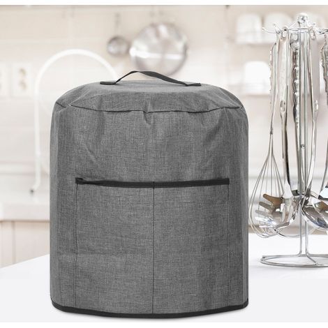 Housse de protection ronde pour autocuiseur avec poche, accessoire pour appareils de cuisine, noir, 38 x 38,7 cm (1/5)