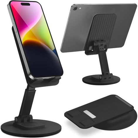 Support De Table Pour Comprimé De Smartphone Universel Avec Base Réglable Et Joint