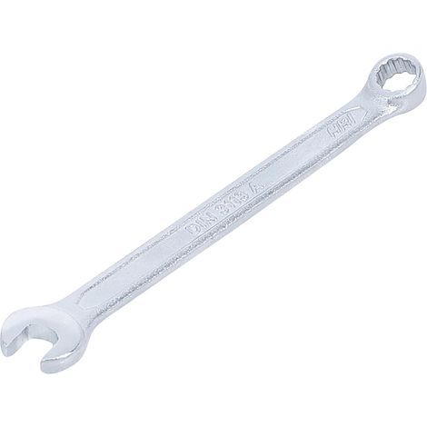 1 - Clé Mixte - Outil De Serrage - Embout Carré 1/4 Pouces - Acier Chrome Vanadium - Têtes Polies - Pour Mécanique Générale - Argenté - 1/4&34 (1/5)